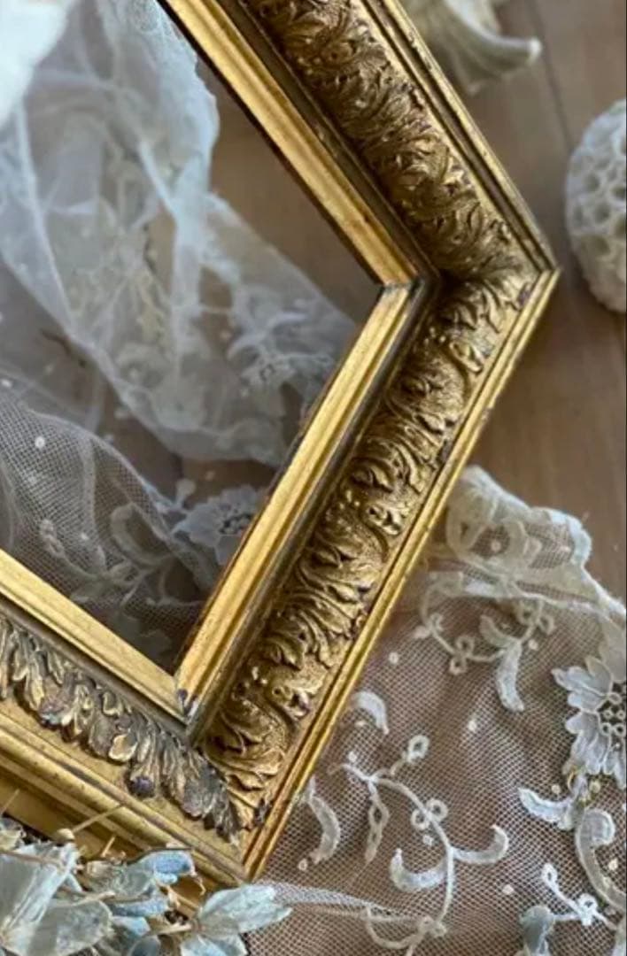 タイムセール　アンティーク　フレーム　デコラティブ　フランス　額縁　希少