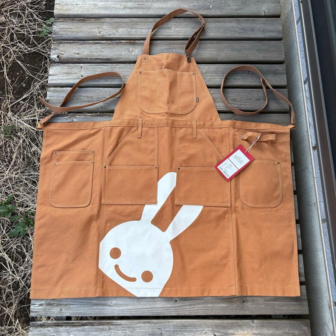 CUNE キューン ワークエプロン ブラウン