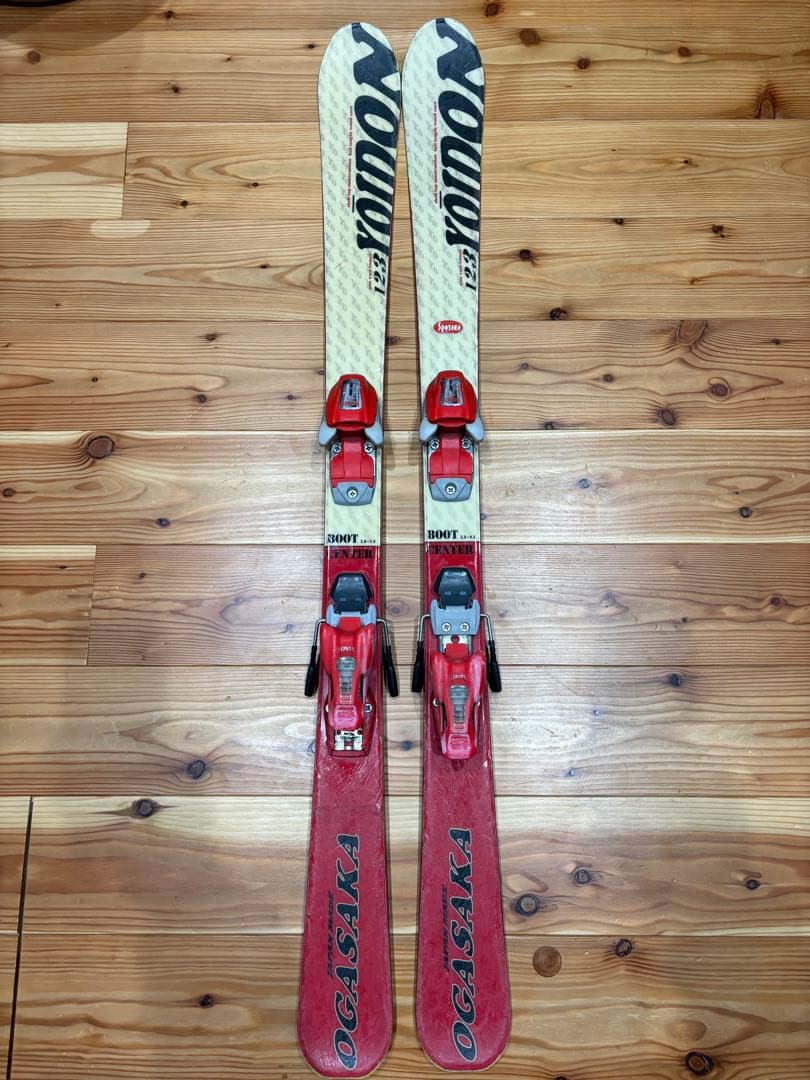 OGASAKA　スキー板 ヨーイドンストック付き　ジュニア用セット