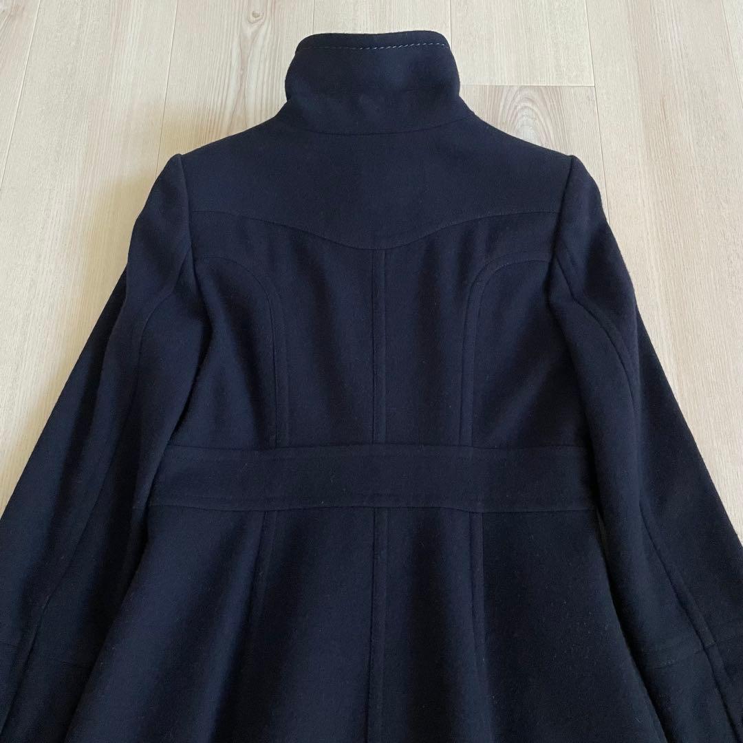 希少デザイン✨バーバリーブラックレーベル ナポレオンコート 38サイズ ネイビー