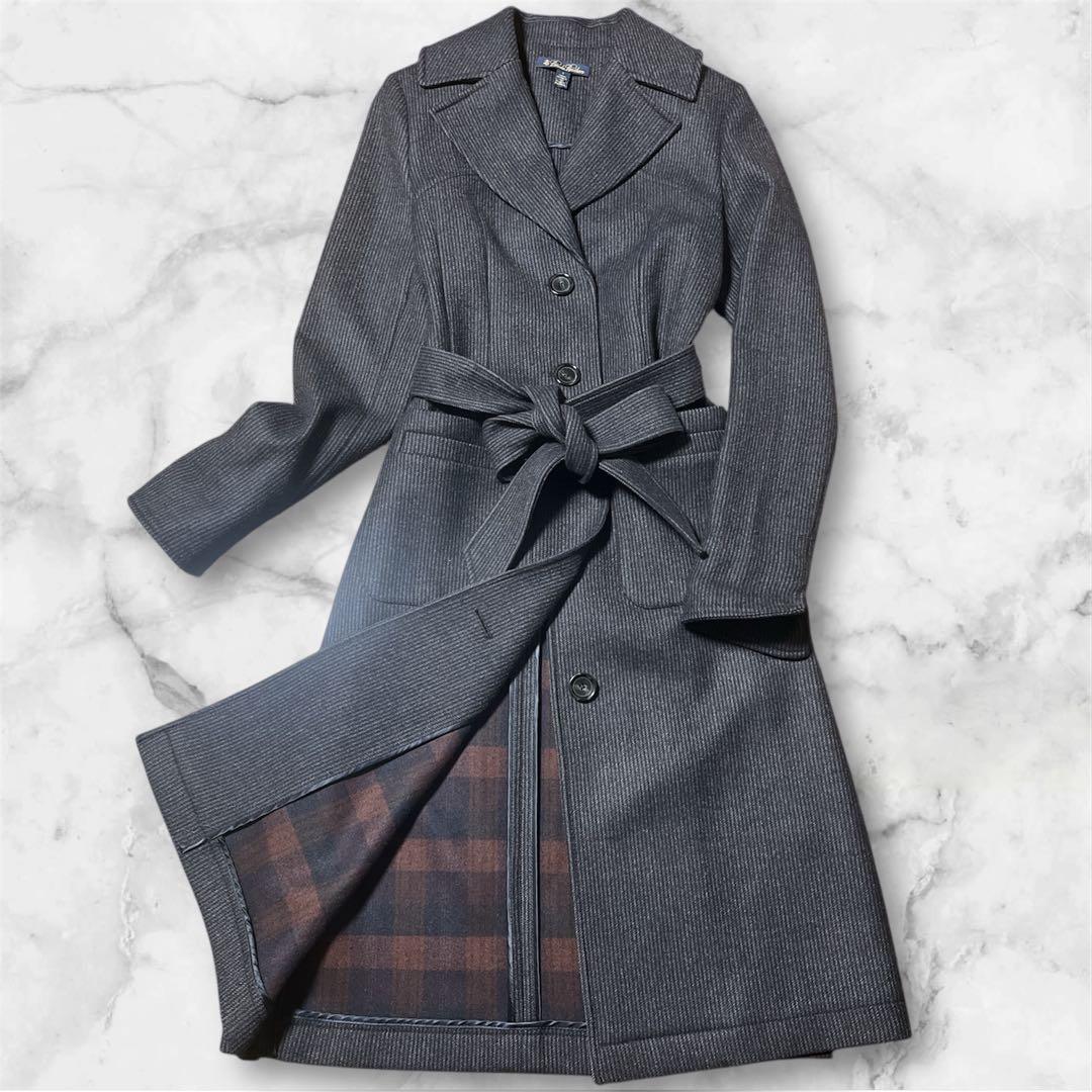 Brooks Brother(ブルックスブラザーズ) ロングコート グレー美品