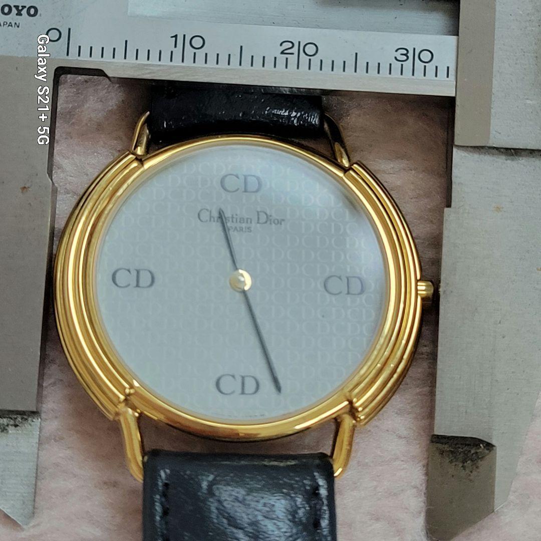 Christian Dior 腕時計 クォーツ ゴールド　動作未確認　現状不動品