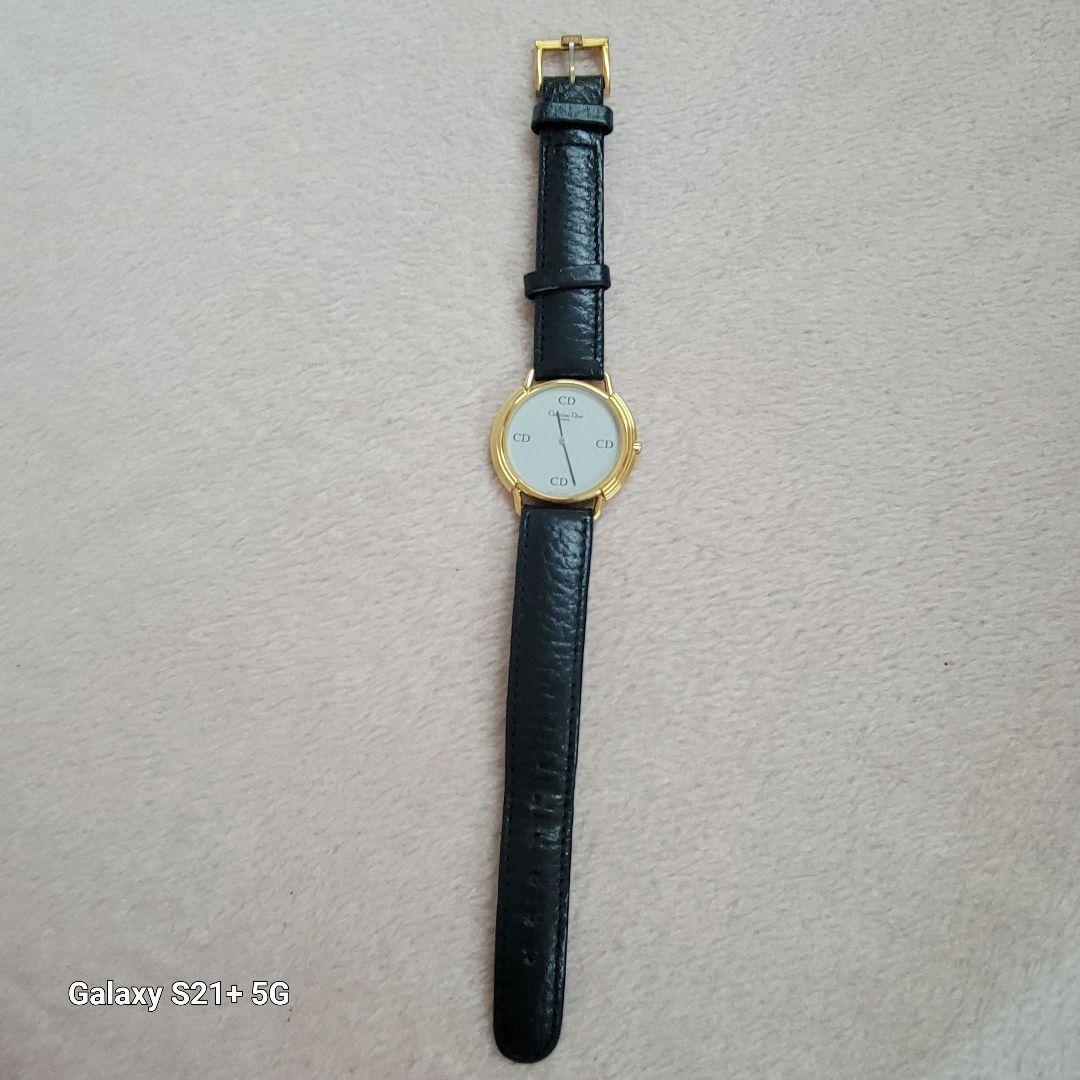 Christian Dior 腕時計 クォーツ ゴールド　動作未確認　現状不動品