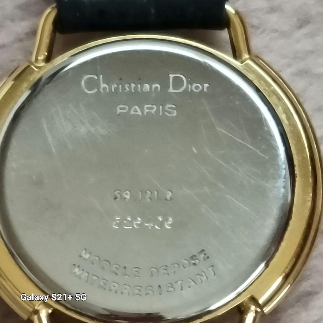 Christian Dior 腕時計 クォーツ ゴールド　動作未確認　現状不動品
