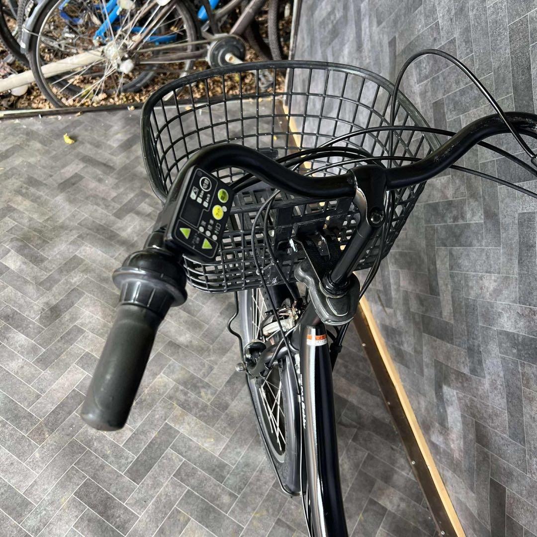 電動アシスト自転車 シティタイプ 黒バッテリー12。3AH