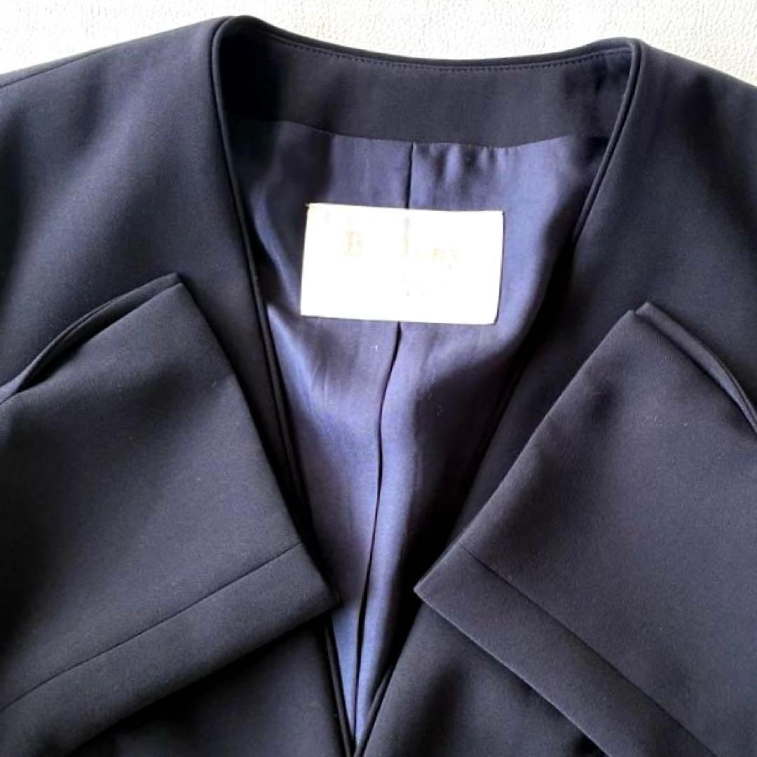 トゥモローランドボールジィ 定価3,5万ドライダブルクロス ノーカラージャケット