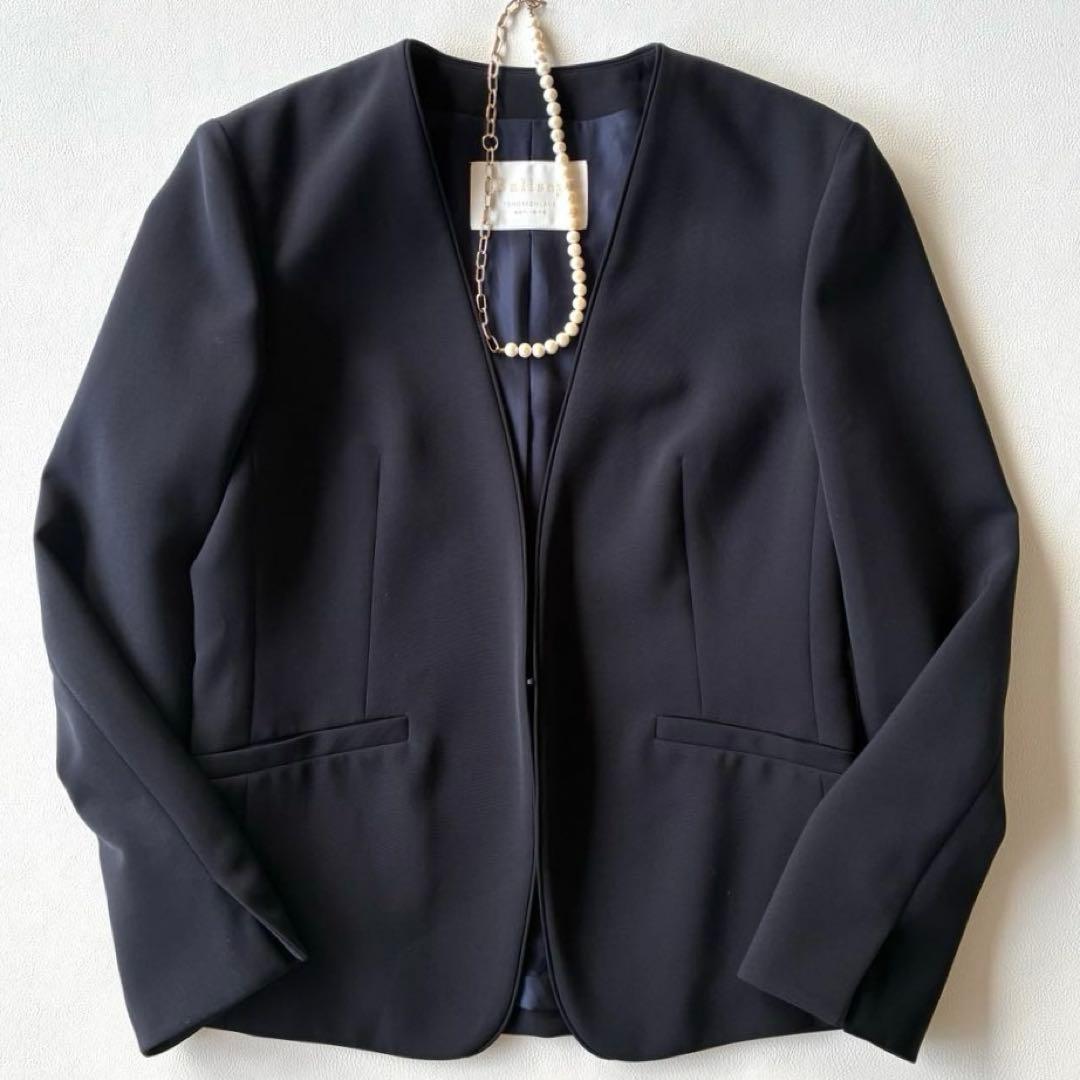 トゥモローランドボールジィ 定価3,5万ドライダブルクロス ノーカラージャケット