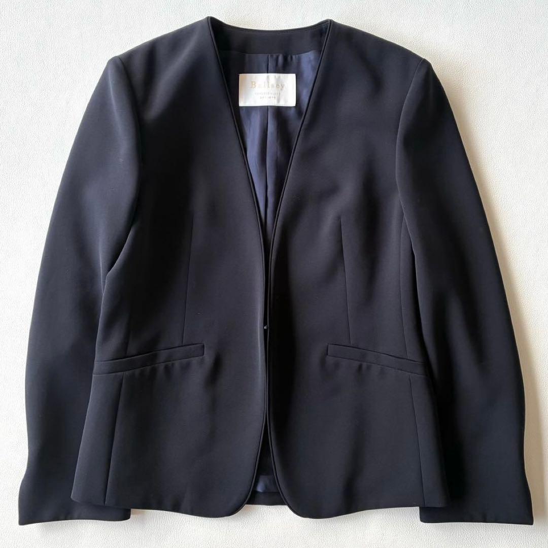 トゥモローランドボールジィ 定価3,5万ドライダブルクロス ノーカラージャケット