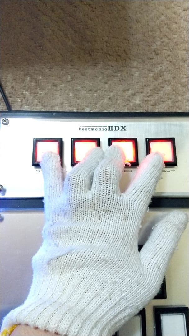 ビートマニア pe dao コントローラ 三和ボタン オムロン