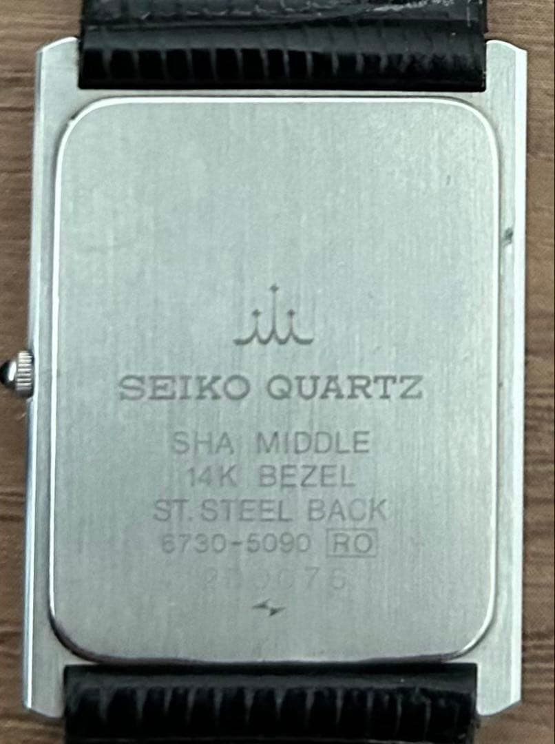 ぐ*ち様 SEIKO セイコー CREDOR メンズクォーツ腕時計 6730-5