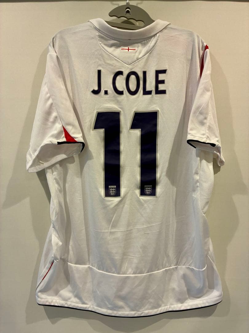 ジョー　コール　イングランド代表　ユニフォーム