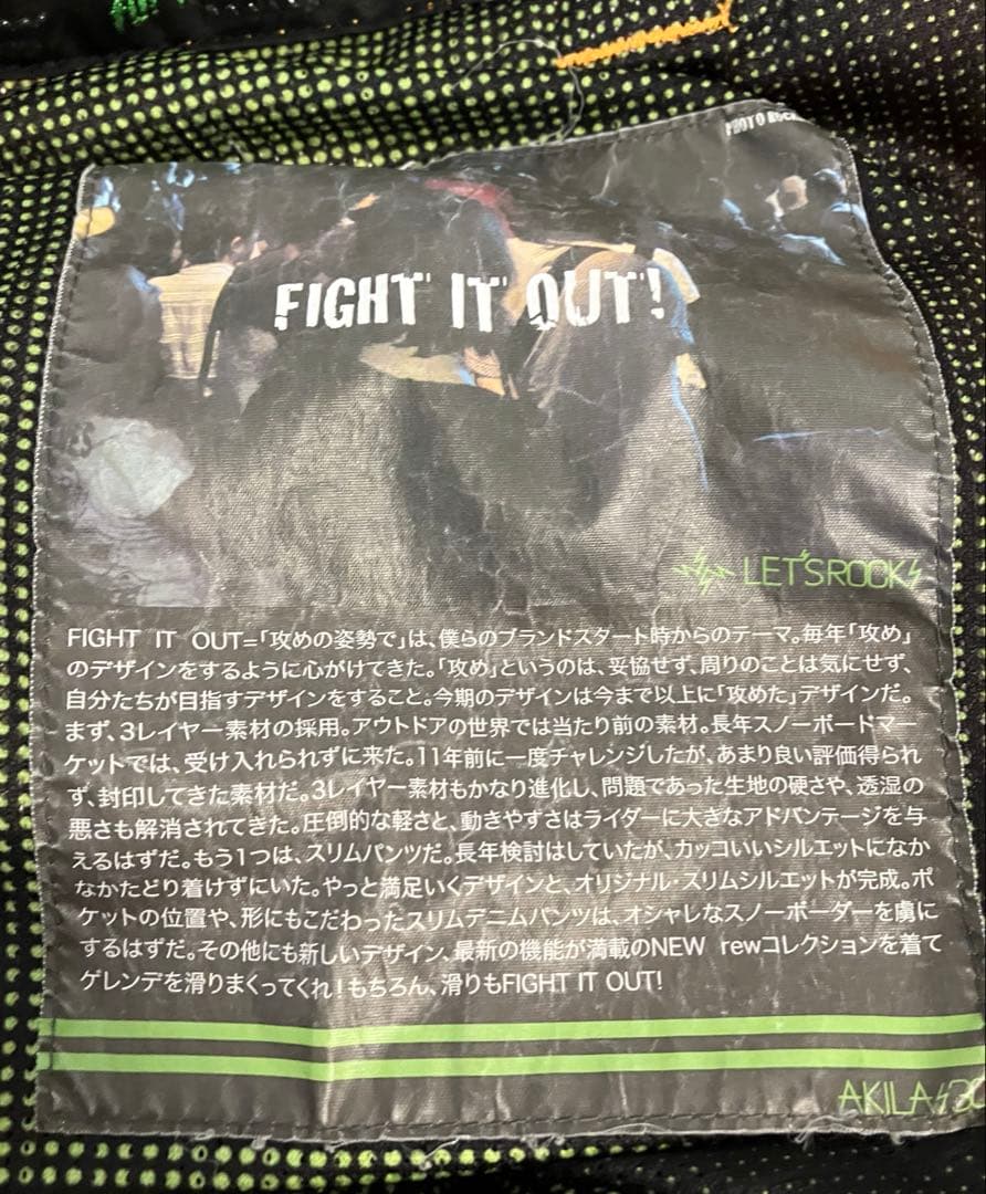 【希少】　REW AA ゴアテックス　オレンジ　M(XL )パンツ　ボード