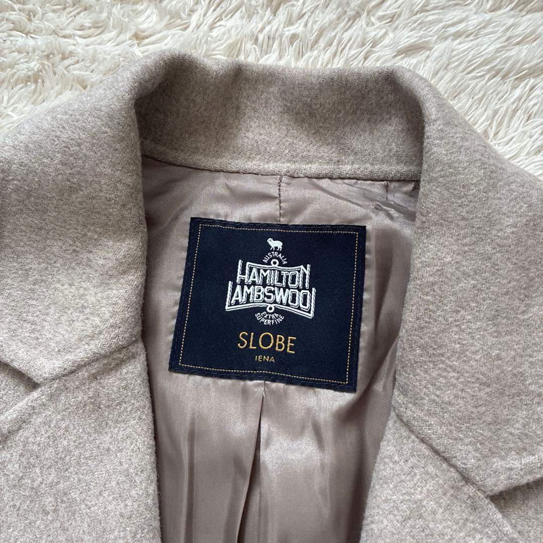 ちい！SLOBE IENA HAMILTONダブルフェイスウールチェスター