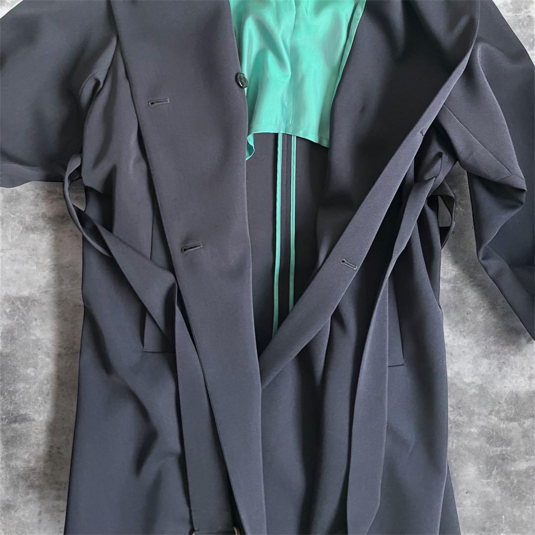 TOMORROWLAND トゥモローランドネイビートレンチコート美品