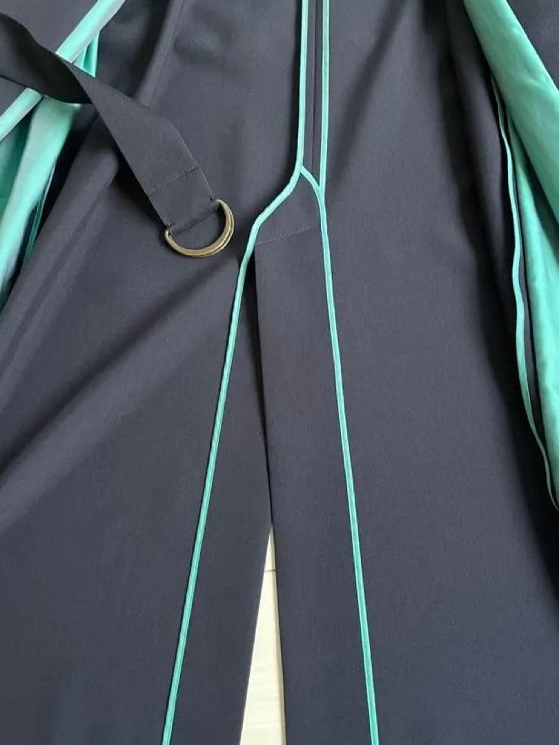 TOMORROWLAND トゥモローランドネイビートレンチコート美品