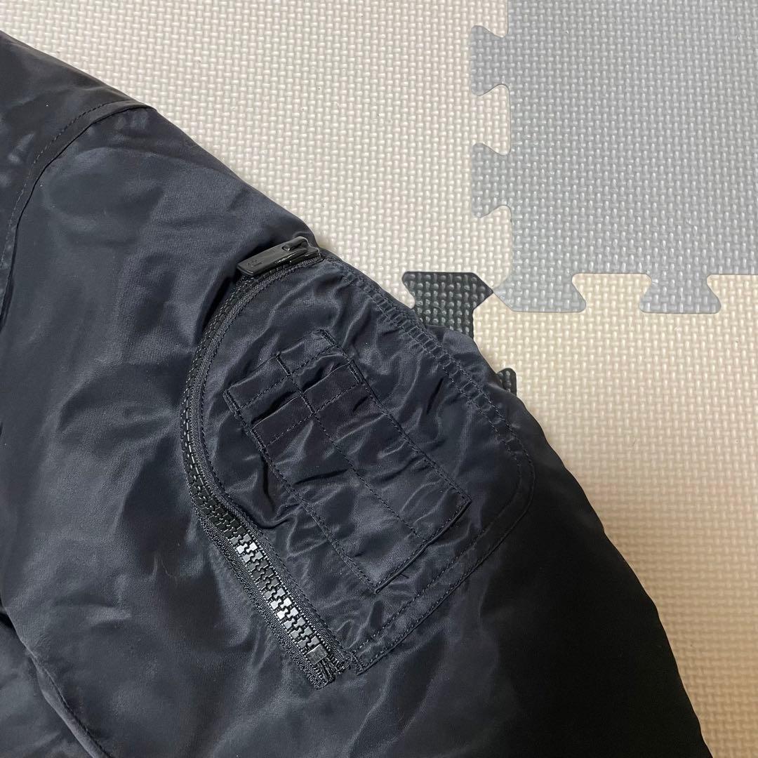 【美品】UNIQLO +J ボンバージャケット　MA-1　ブラック