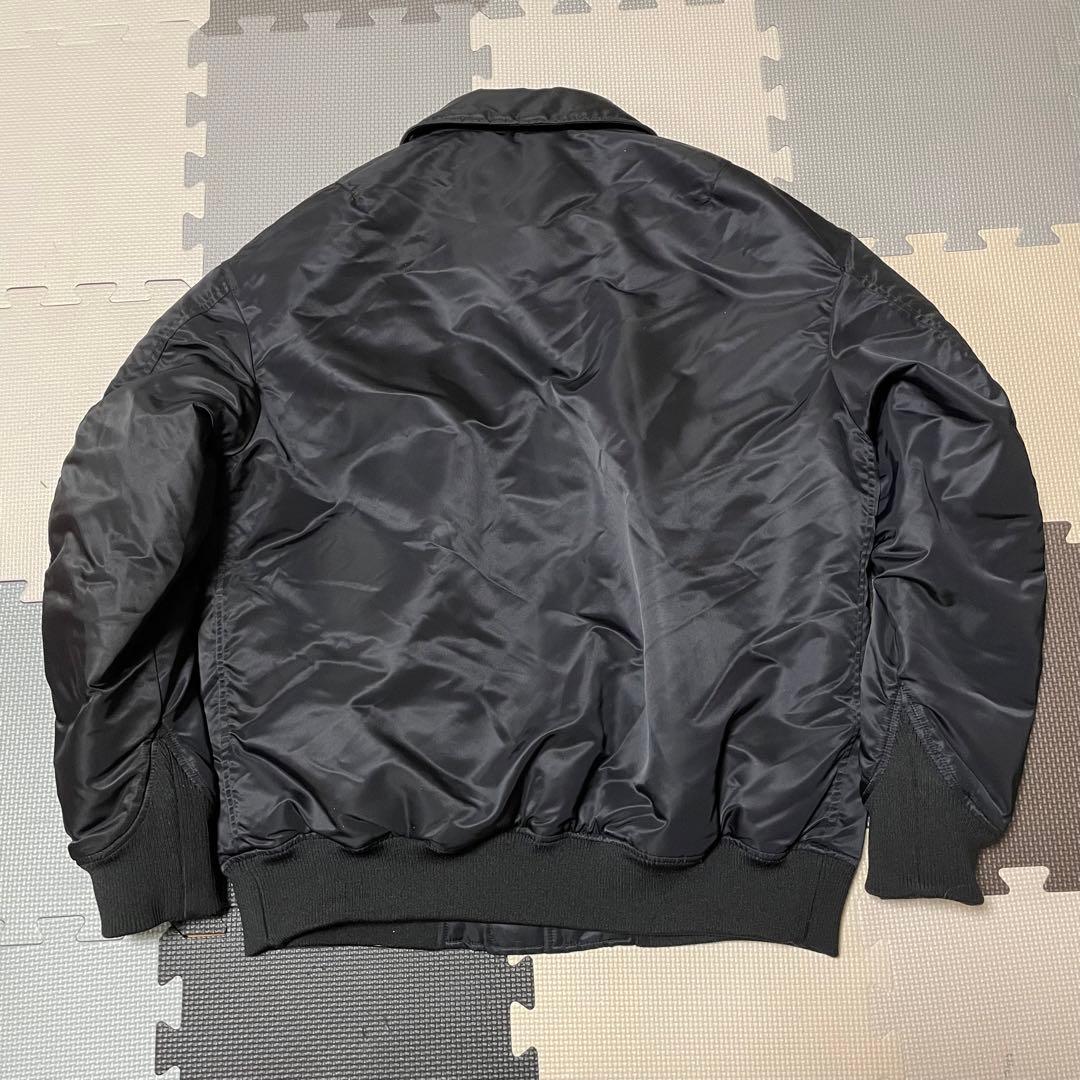 【美品】UNIQLO +J ボンバージャケット　MA-1　ブラック