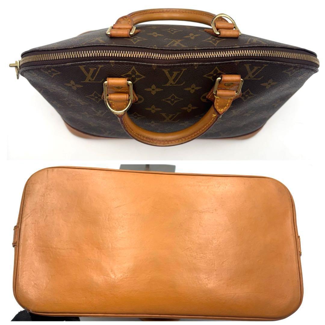 【極美品】　ルイヴィトン　アルマ　ハンドバック　モノグラム ヌメ革　2way