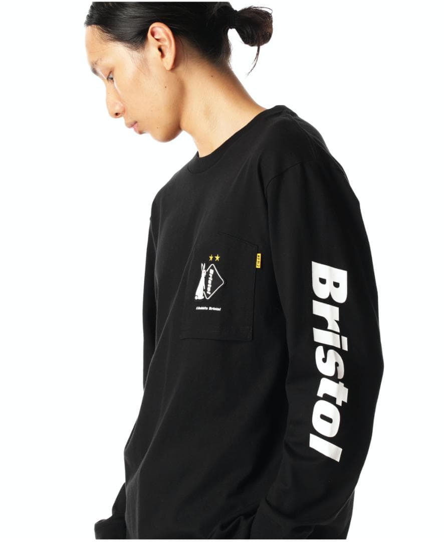 新品 20FW FCRB × #FR2 POCKET L/S TEE 黒 S