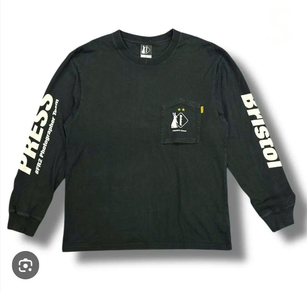 新品 20FW FCRB × #FR2 POCKET L/S TEE 黒 S