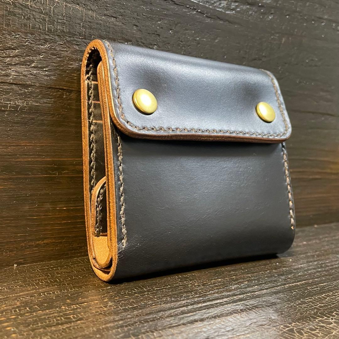 HORWEEN クロムエクセル　ショートトラッカーウォレット　三つ折り