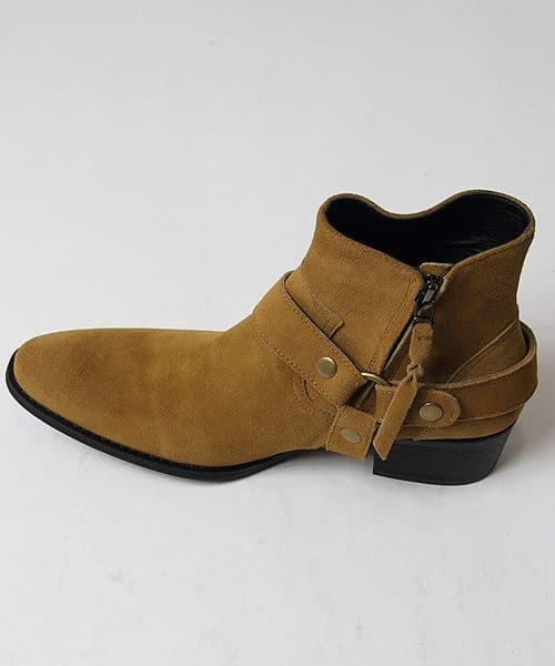 希少！JACKROSE×Luv maison スウェードサイドジップリングブーツ