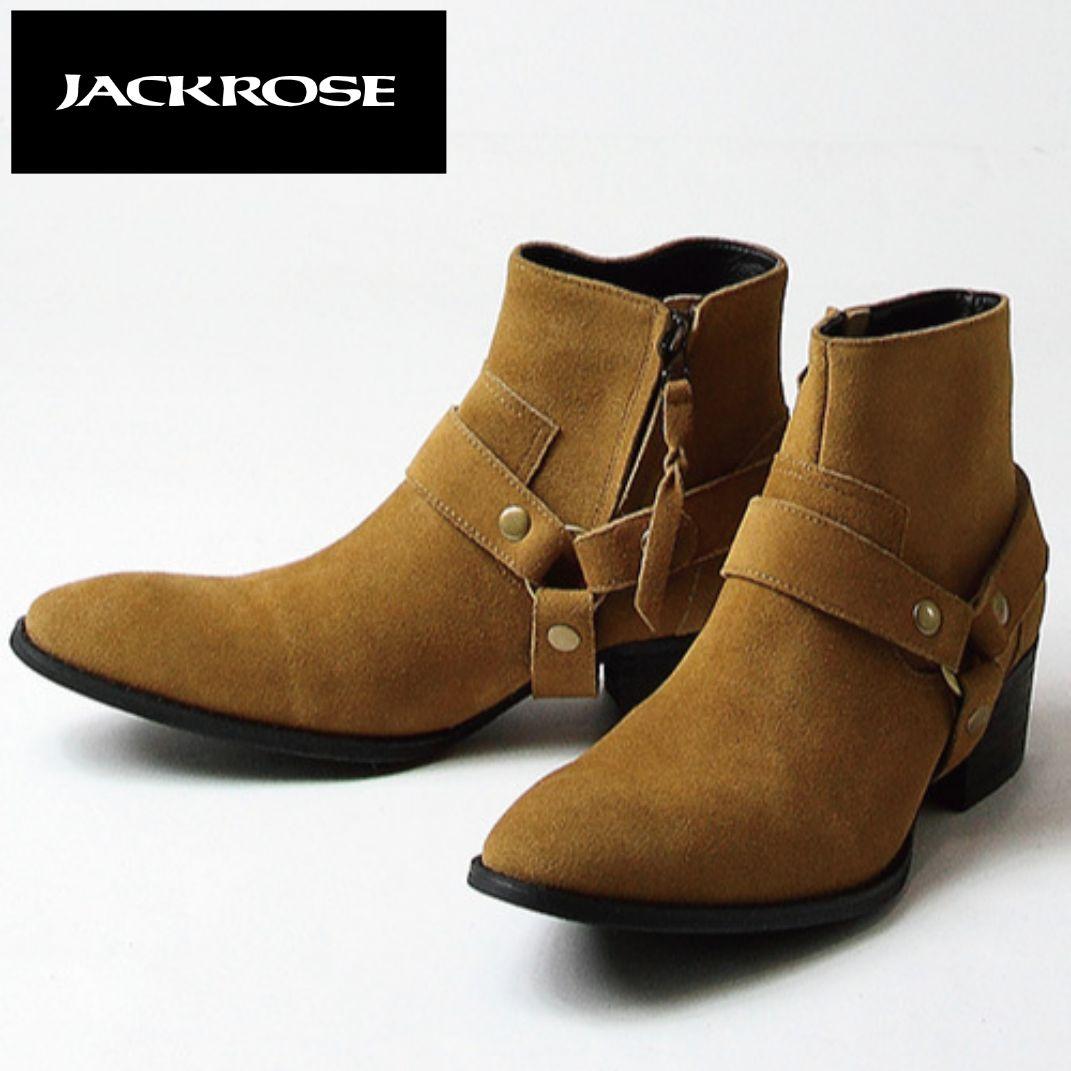 希少！JACKROSE×Luv maison スウェードサイドジップリングブーツ