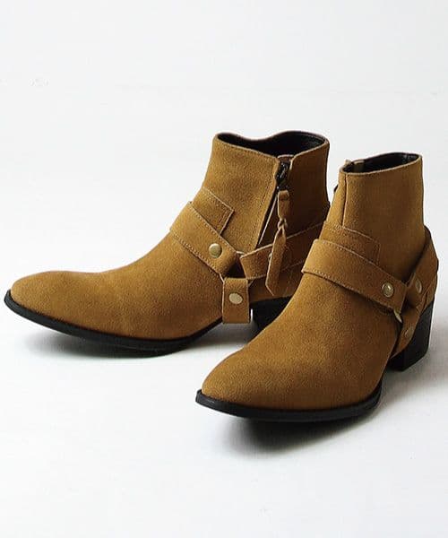 希少！JACKROSE×Luv maison スウェードサイドジップリングブーツ