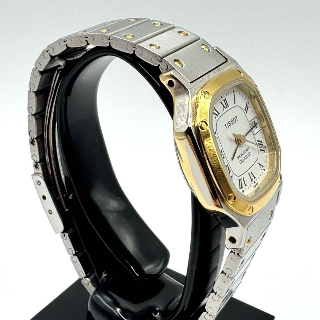 【OH済み】美品 TISSOT SEASTAR オクタゴン レディース腕時計