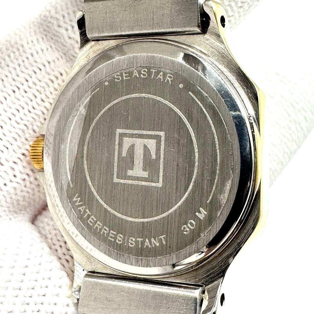 【OH済み】美品 TISSOT SEASTAR オクタゴン レディース腕時計