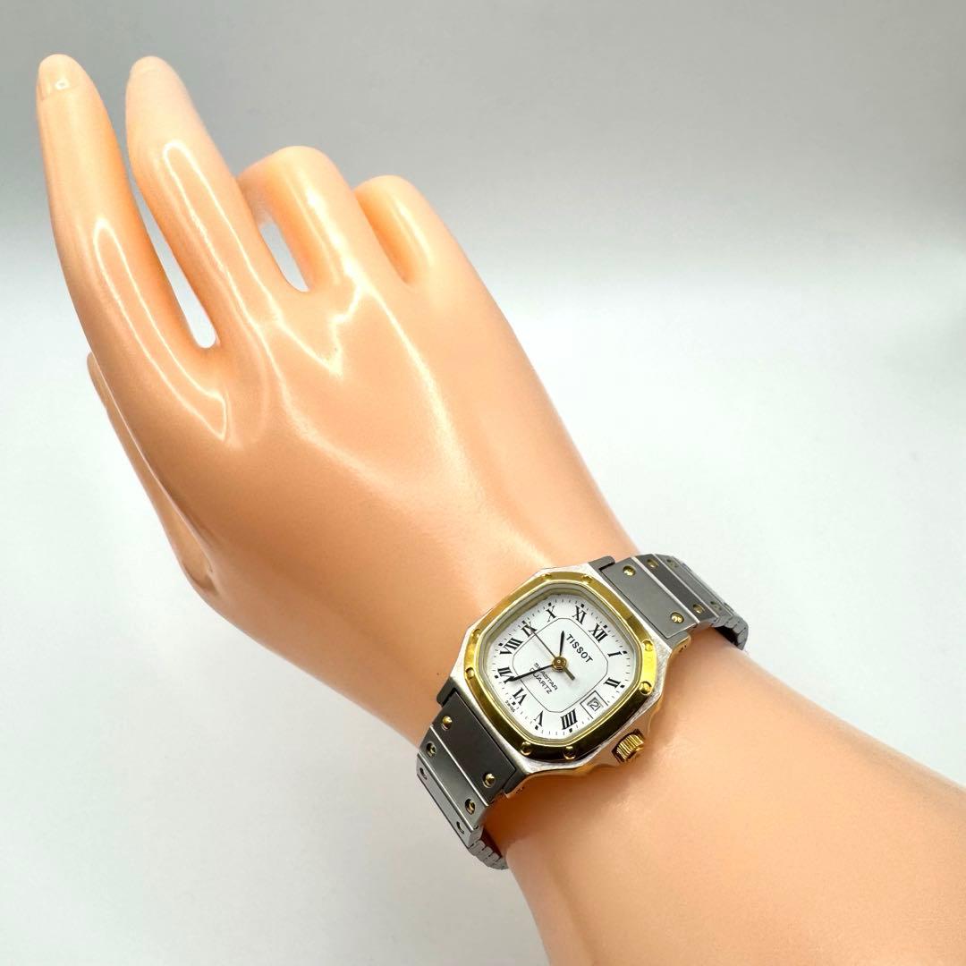 【OH済み】美品 TISSOT SEASTAR オクタゴン レディース腕時計