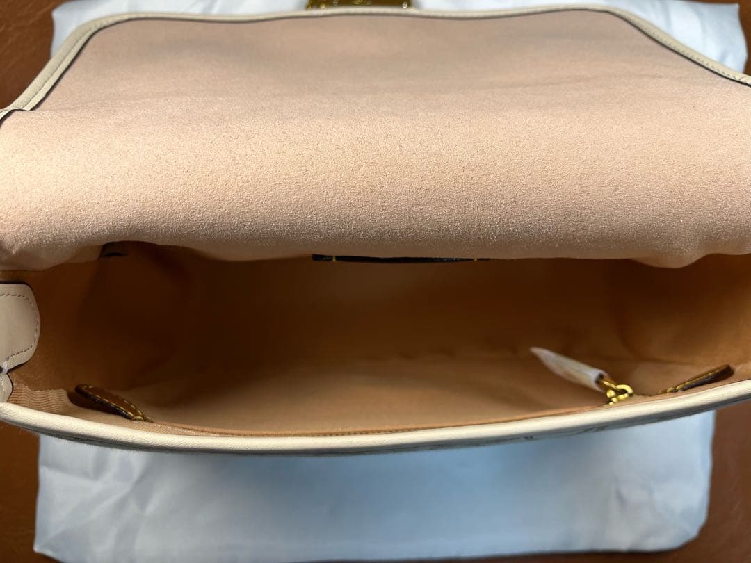 COACH シグネチャー Cバックル フラップ ショルダーバッグ