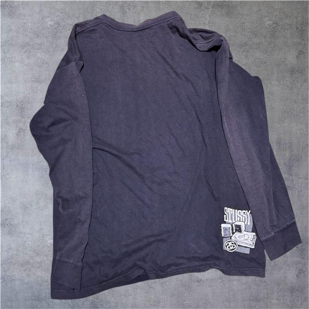 STUSSY 90s グラフィック長袖Tシャツ L