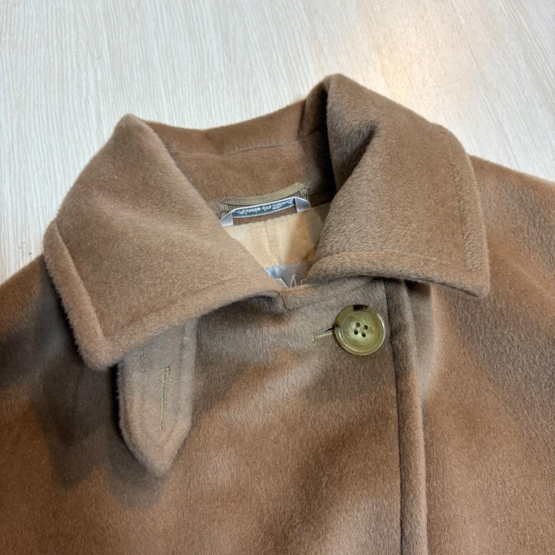 極美品 MaxMara マックスマーラ ウール チェスターコート キャメル36