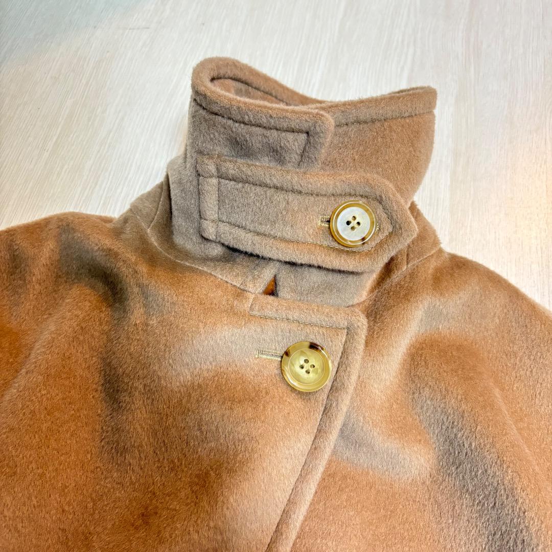 極美品 MaxMara マックスマーラ ウール チェスターコート キャメル36