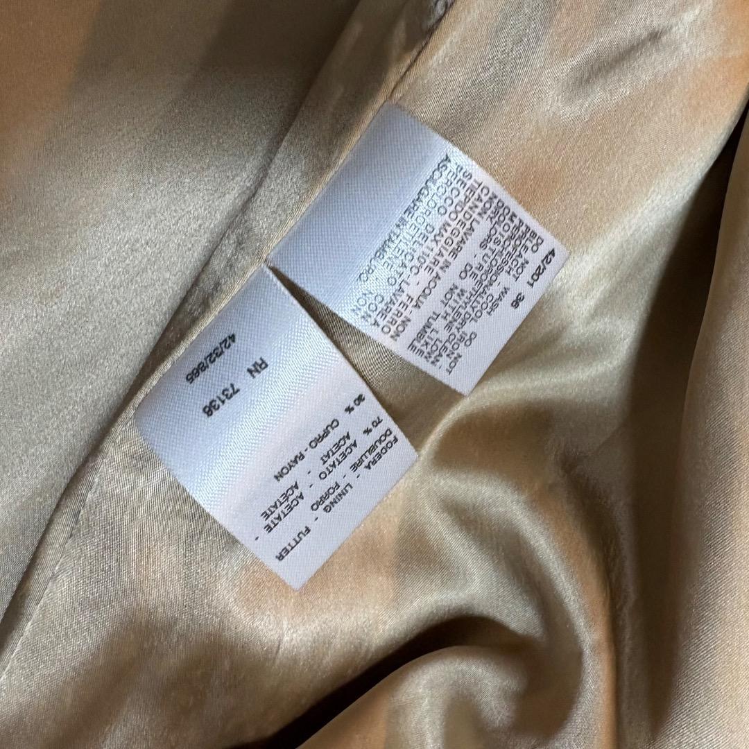 極美品 MaxMara マックスマーラ ウール チェスターコート キャメル36