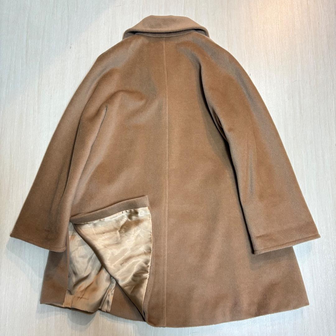極美品 MaxMara マックスマーラ ウール チェスターコート キャメル36