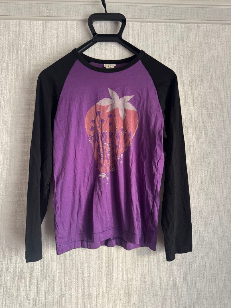 tao commedesgarcons いちご イチゴ 苺 ラグランカットソー