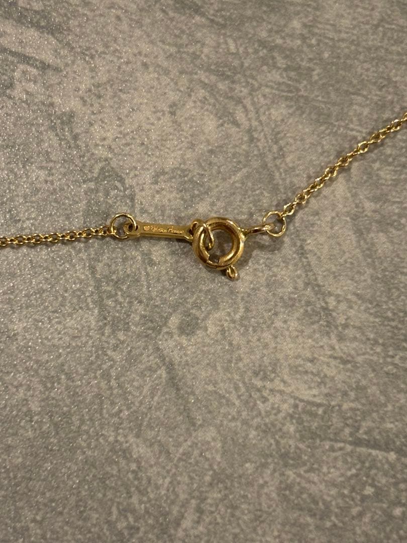 ティファニー オリーブリーフ ネックレス アメジスト K18