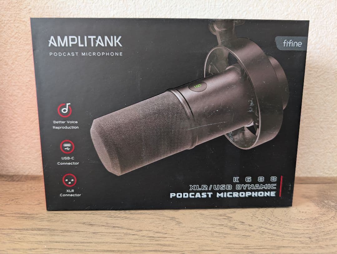 FIFINE AMPLITANK K688 XLR/USB マイク 未使用