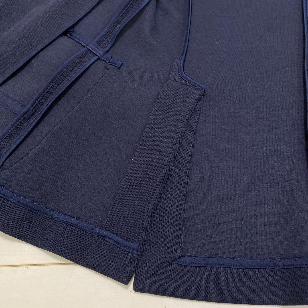 良品　ポロラルフローレン　レディース　ニットコットンブレザー　４　Ｍ相当　紺金