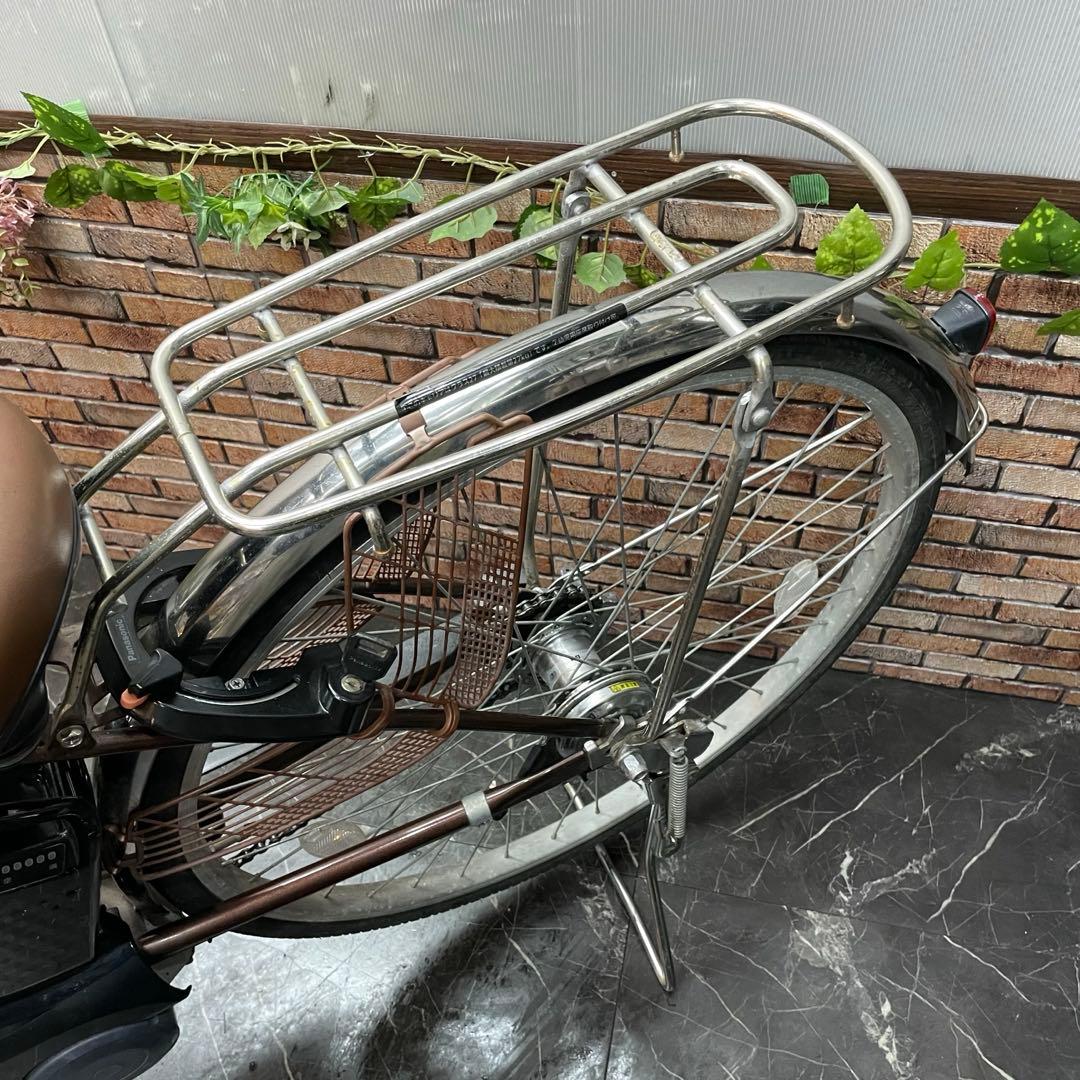 【8】電動自転車 Panasonic ビビ DX ブラウン 26インチ