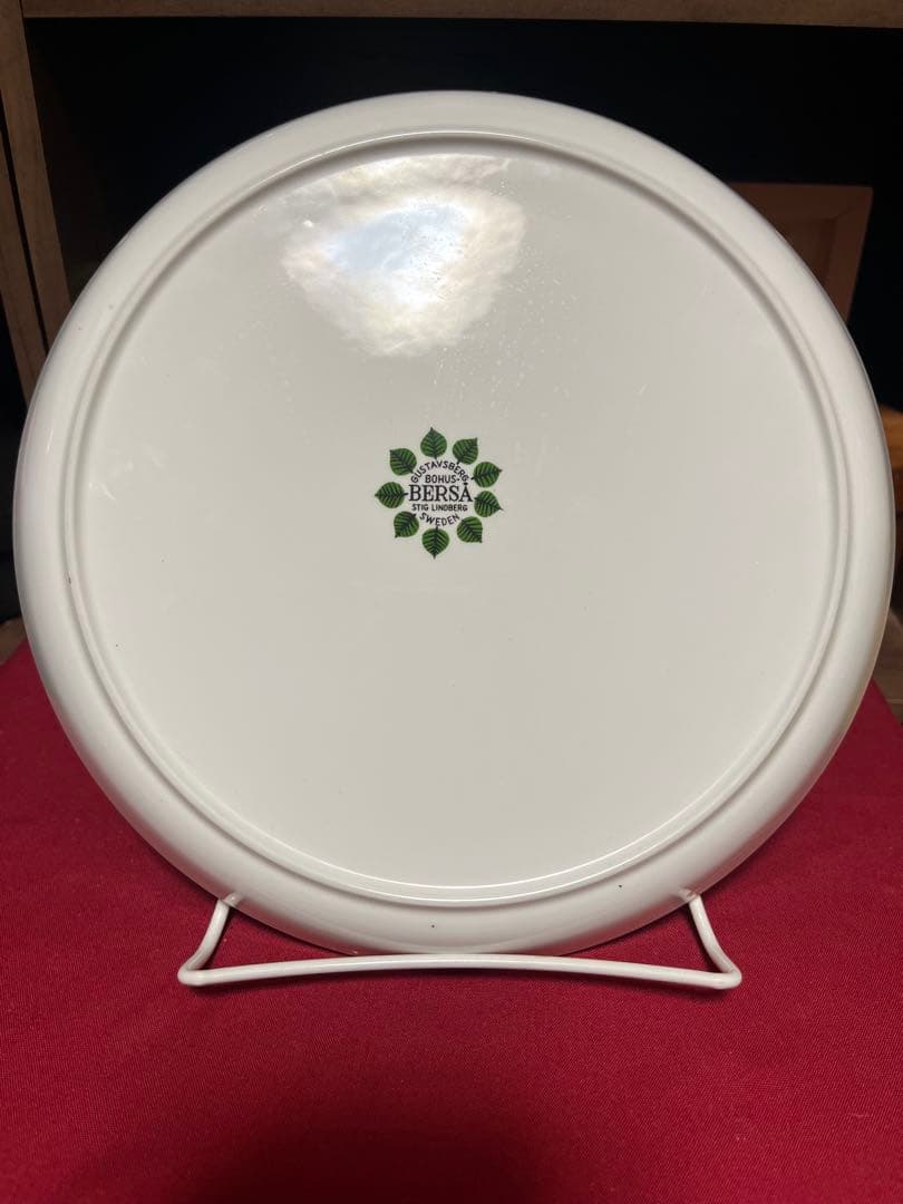 まゆまゆページStig lindberg BERSÅベルサのディナー皿AB