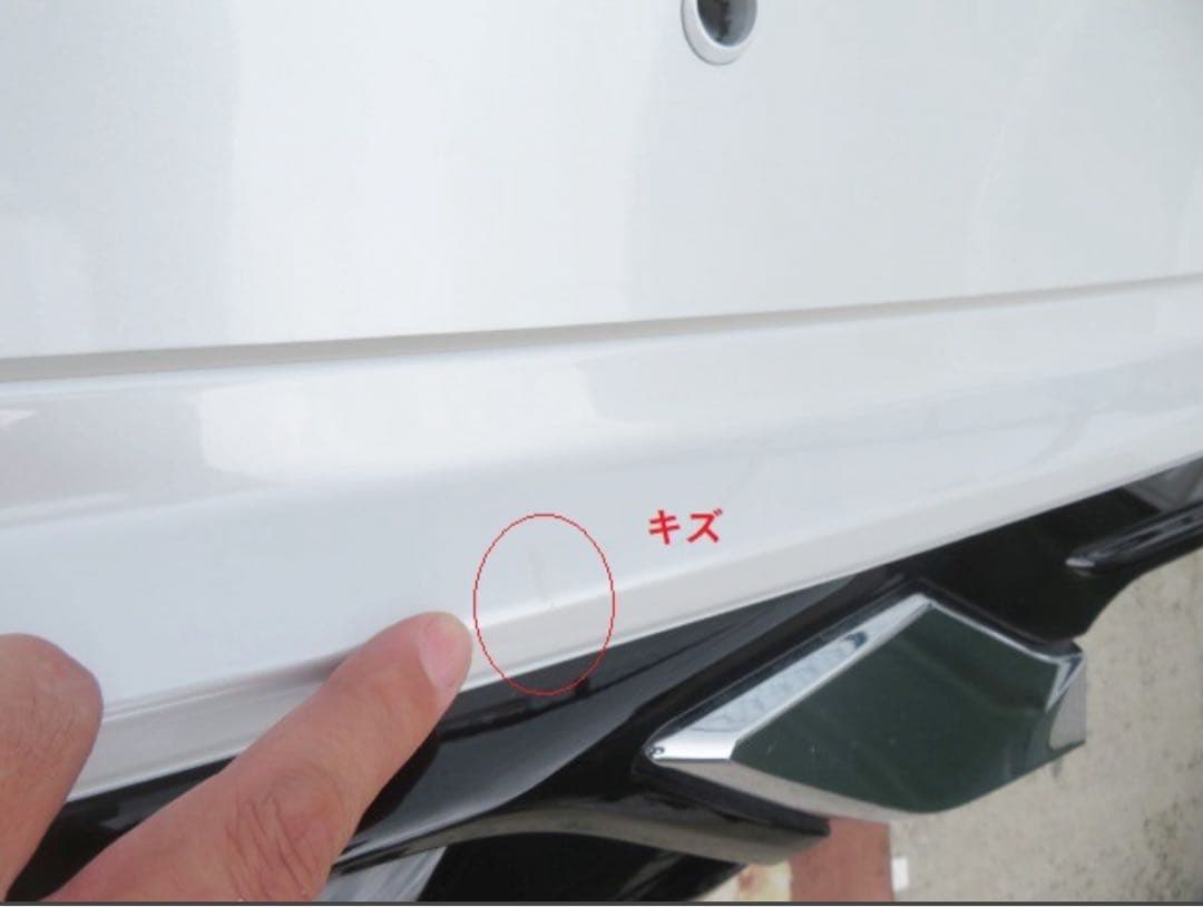 S*e様 40アルファード モデリスタ リアスポイラー ホワイトパール089