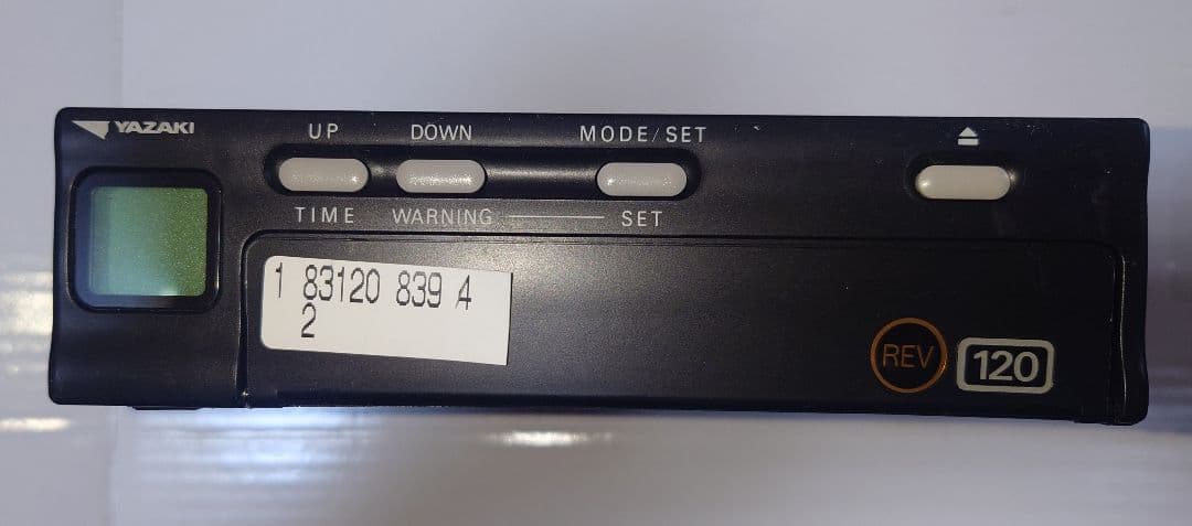 ヤザキ　タコグラフ　120 REV　新車外し　　2024年製