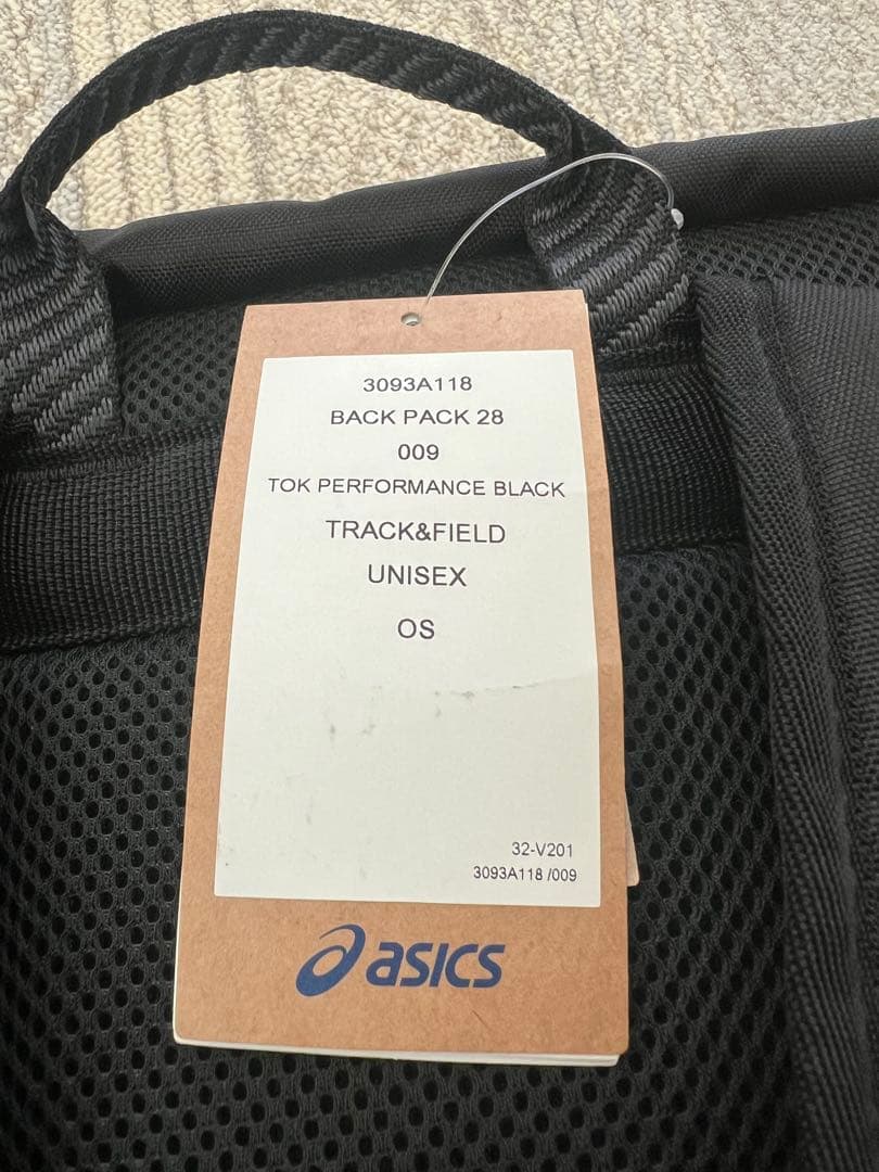 2025世界陸上ロゴ入りASICS バックパック 非売品※ピンバッジおまけ付