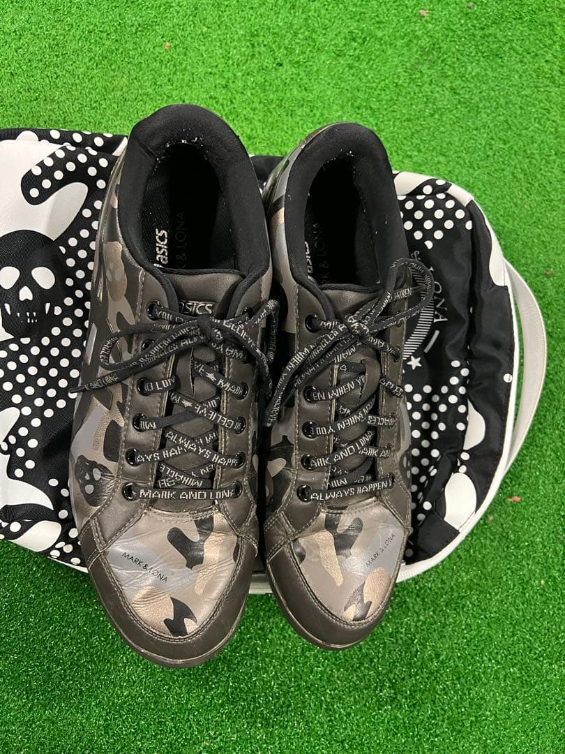 [希少] 27.5cm MARK & LONA×アシックスコラボ ゴルフシューズ