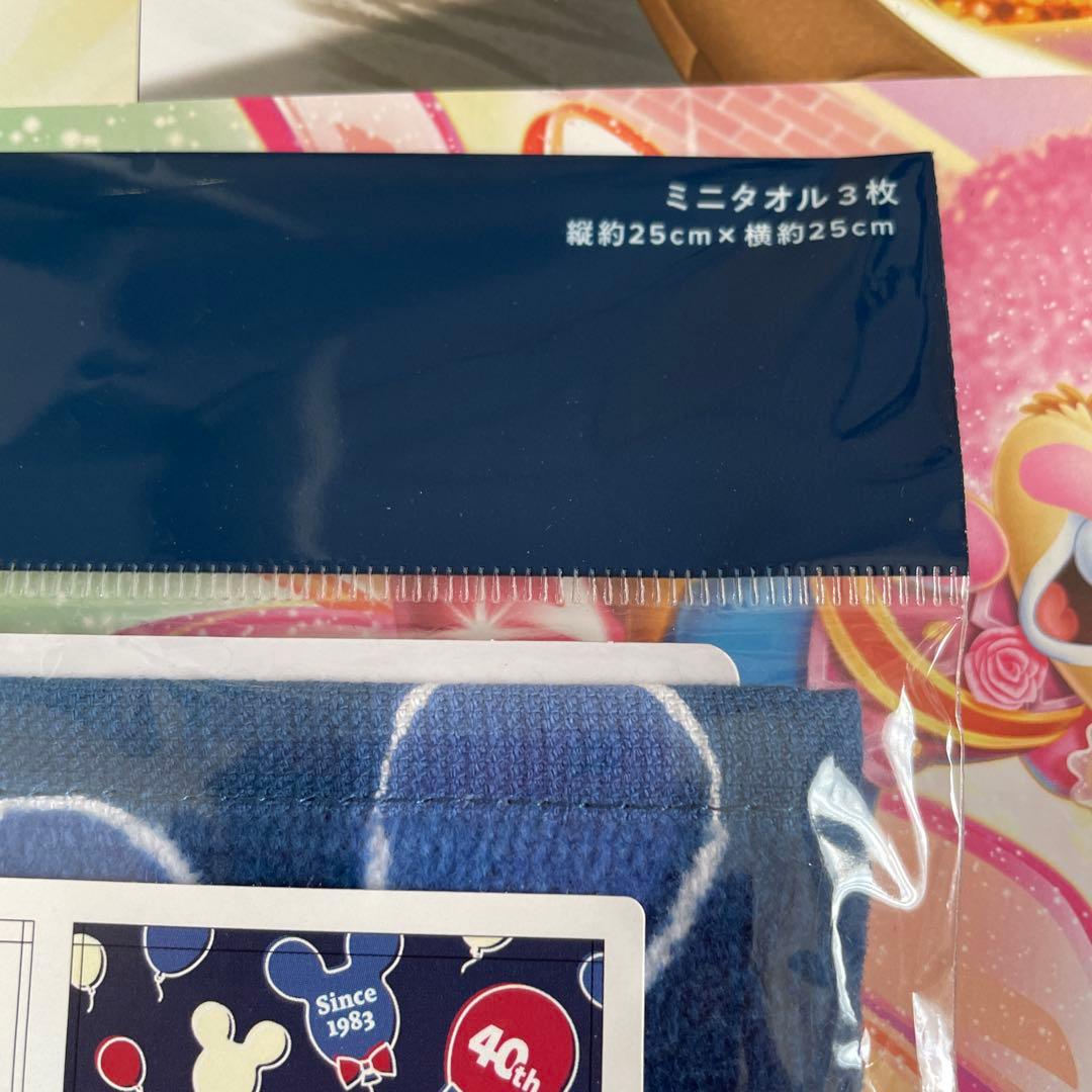 TDR40周年 ×コンバース コラボTシャツ ミニタオル他【新品未開封タグ付き】