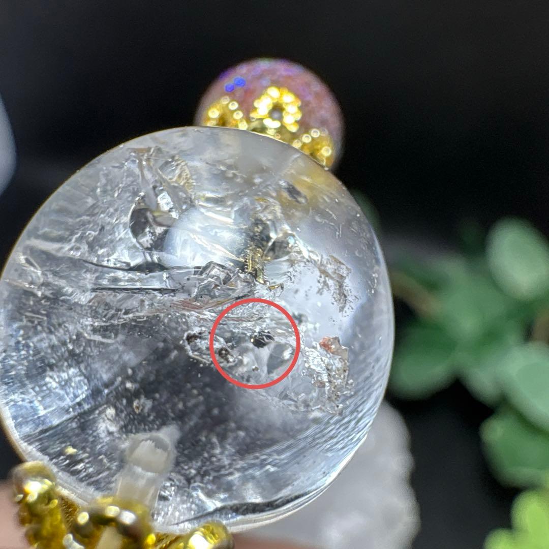 ＊もなもな＊水入り水晶（オーバル）　マトリックスオパール　ブレスレット