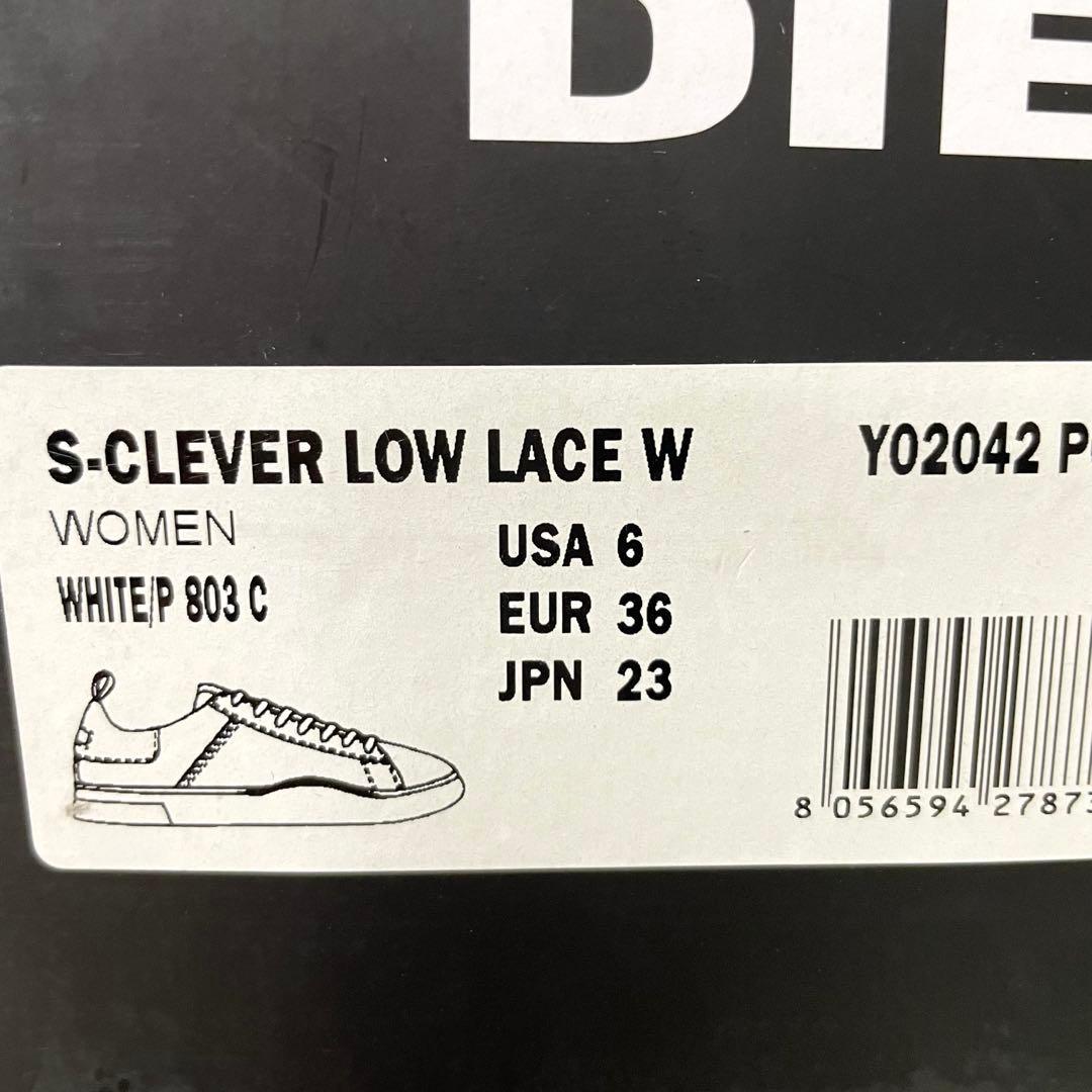 【新品・未使用】DIESEL レディース スニーカー ホワイト 23センチ